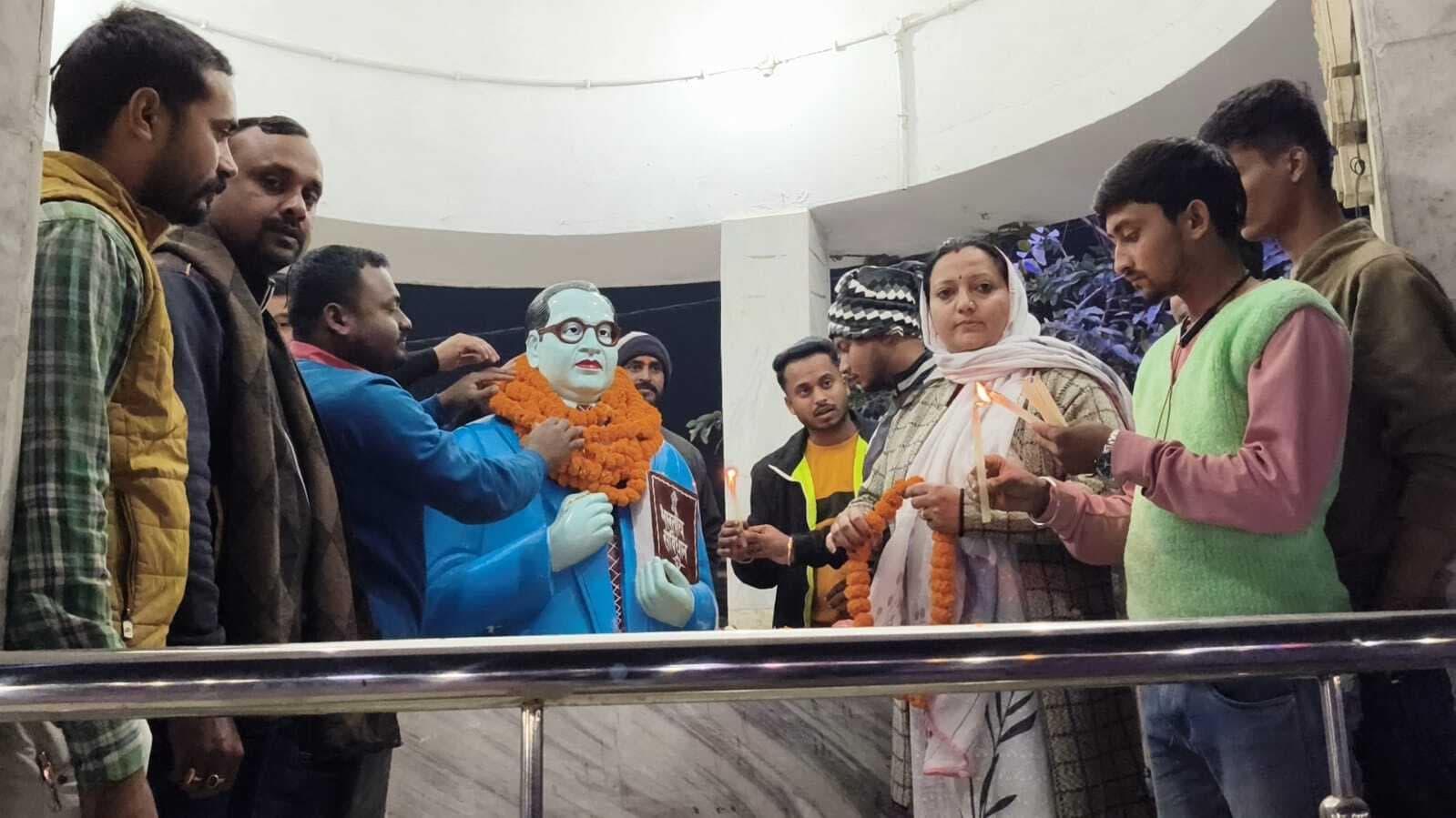 महापरिनिर्वाण दिवस : भाजपा कार्यकर्ताओं ने बाबा साहेब को दी श्रद्धांजलि