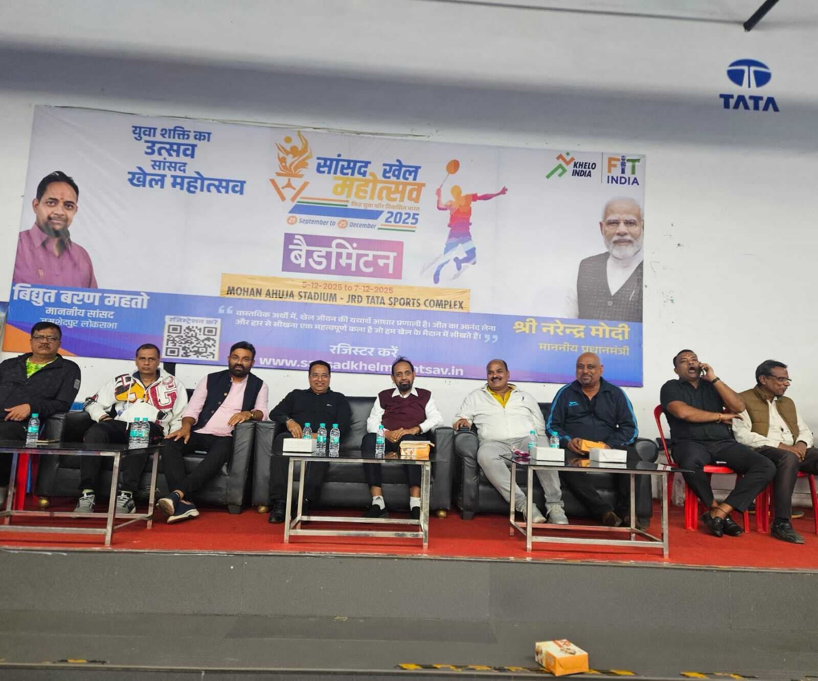 Sansad Khel Mahotsav Badminton tournament at mohan ahuja : सारा शर्मा, शिफा, कृष व सैयद वाली सेफा में