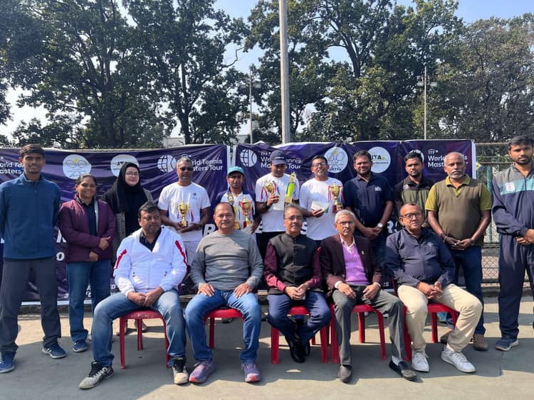 Master tennis Mt-200 concluded : रवीन चौधरी विजेता व टीएस गंभीर उपविजेता बने
