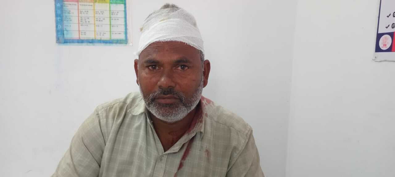 दो बाइकों की टक्कर के बाद चले लाठी-डंडे, दो जख्मी