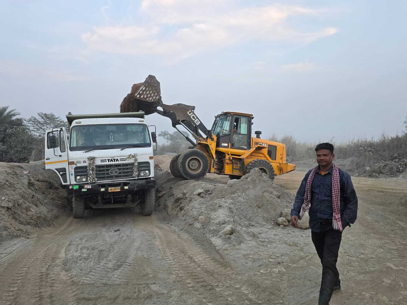 सीओ ने 1400 सीएफटी अवैध बालू किया जब्त