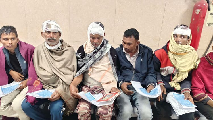 जमीन के विवाद में दो पक्षों के बीच मारपीट, 10 लोग जख्मी