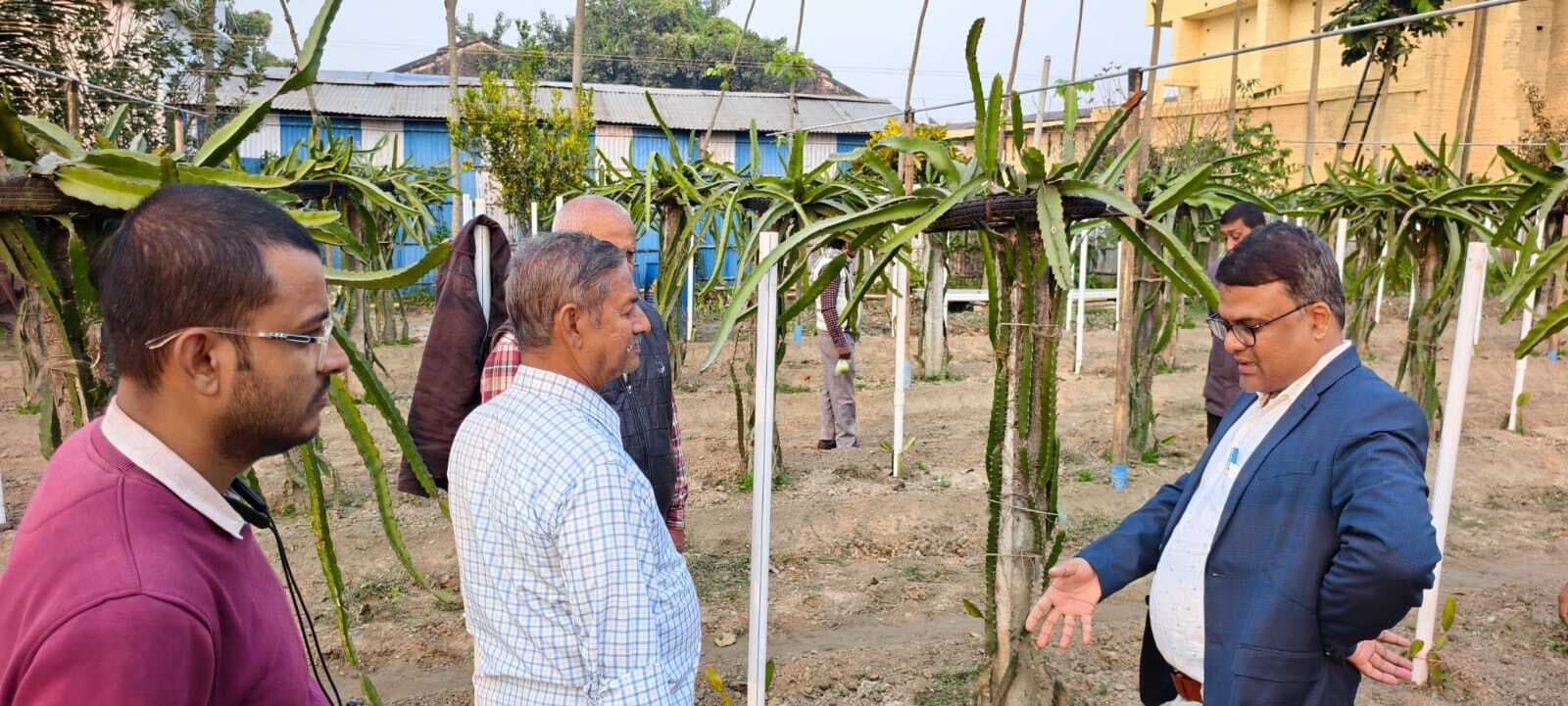 उन्नत तकनीक प्रशिक्षण को तीस किसान चंडी नालंदा के लिए हुए रवाना