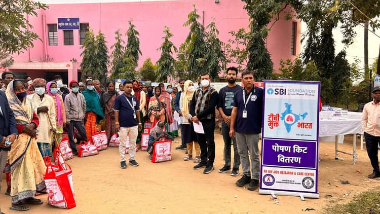 टीबी मुक्त अभियान के तहत मेडिकल कैंप आयोजित