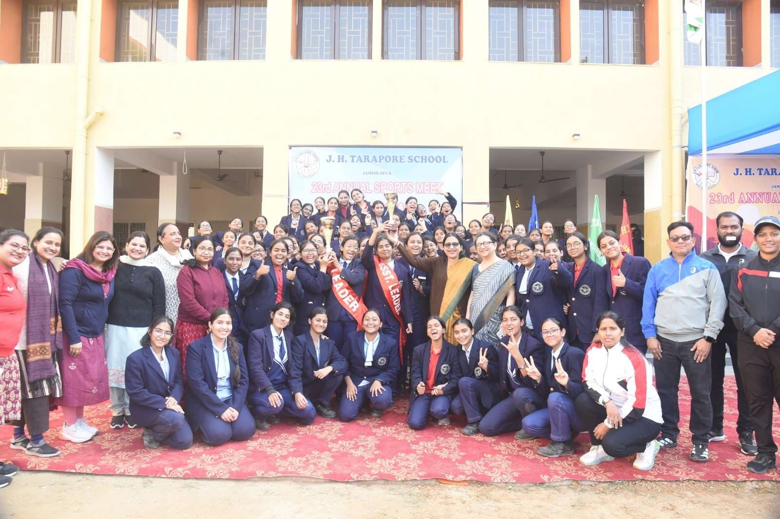 Jh Tarapore Annual Sports day : मंतशा, मेघना व शांभवी बनी बेस्ट एथलीट