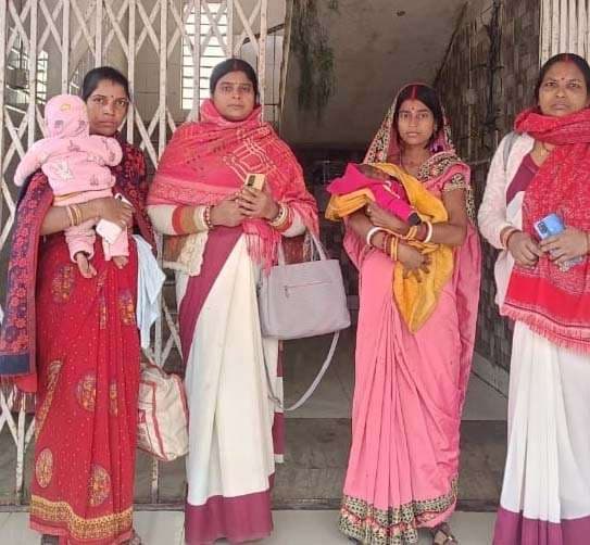 केंद्र निरीक्षण के बाद एनआरसी में भर्ती कराये गये दो बच्चे