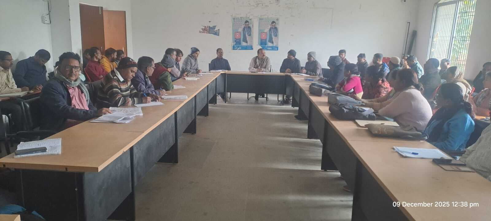 जल स्रोतों की गणना की रिपोर्ट 15 तक करें जमा : बीडीओ