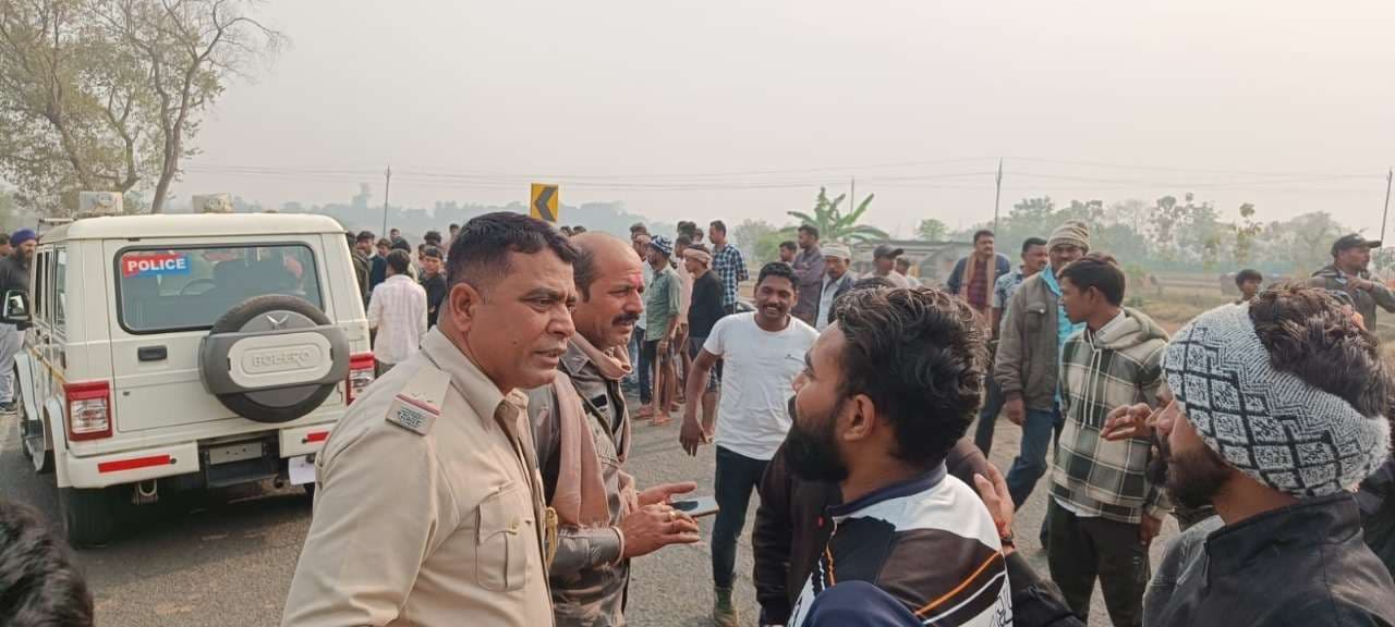 स्काॅर्पियो के धक्के से साइकिल सवार युवक की मौत