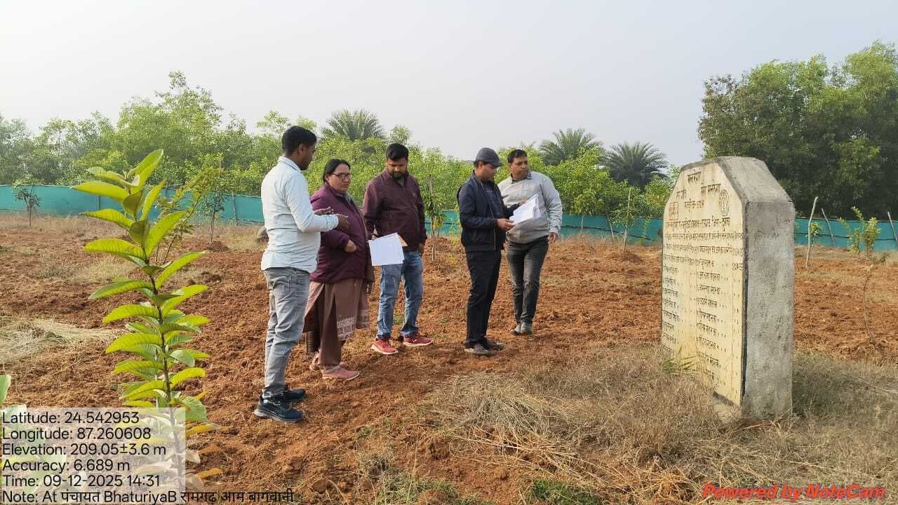 मनरेगा लोकपाल ने योजनास्थल का किया निरीक्षण