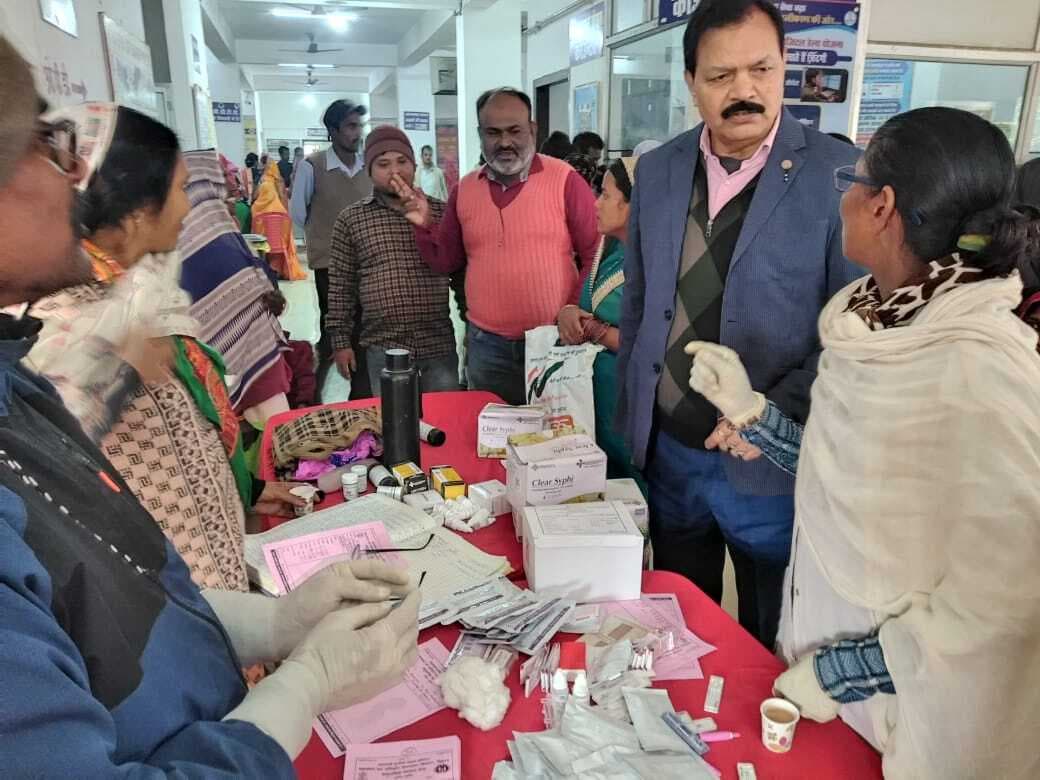 गर्भवती महिलाओं की हुई स्वास्थ्य जांच