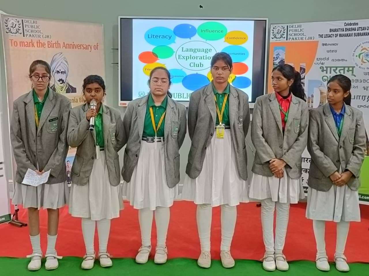 डीपीएस में भाषा अन्वेषण क्लब का सफल आयोजन