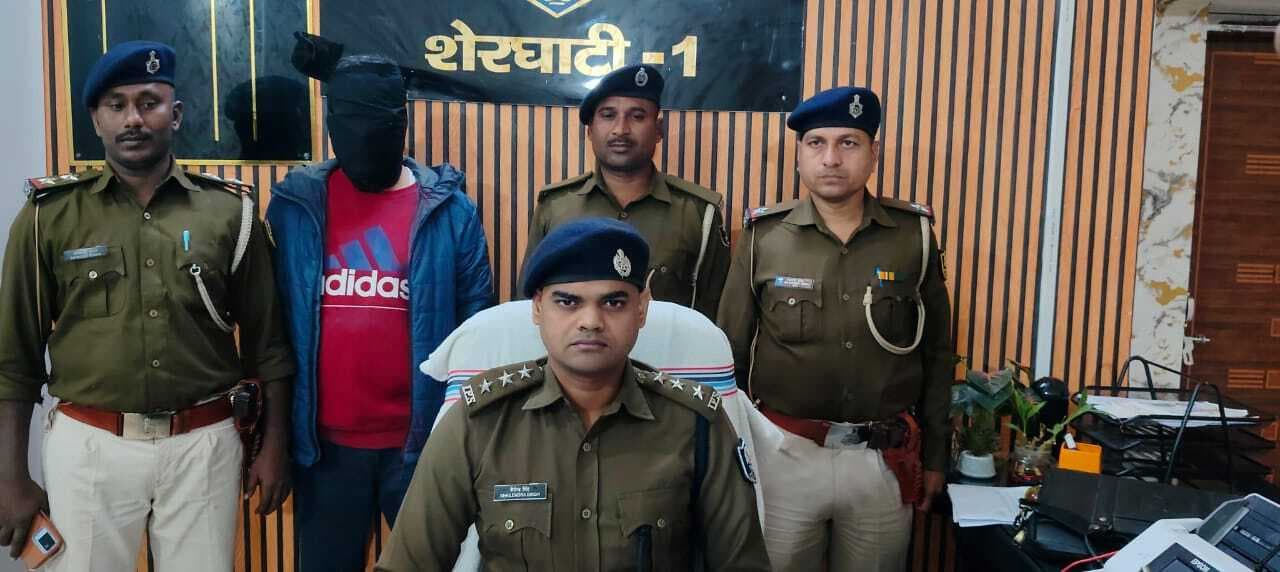 शेरघाटी न्यायालय में फायरिंग करने वाला अपराधी हैदराबाद में गिरफ्तार