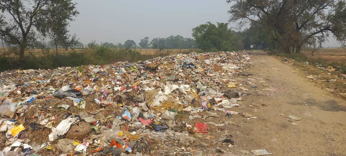 नगर पंचायत के गठन के तीन वर्ष बाद भी डंपिंग यार्ड की तलाश