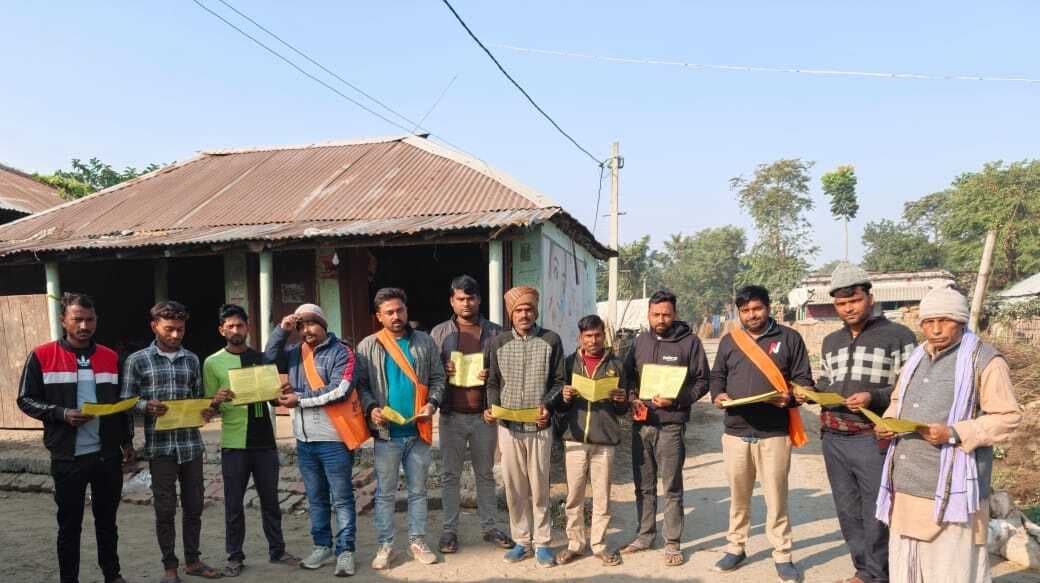 हिंदू समाज को पंच परिवर्तन का संकल्प दिला रहे हैं स्वयंसवेक