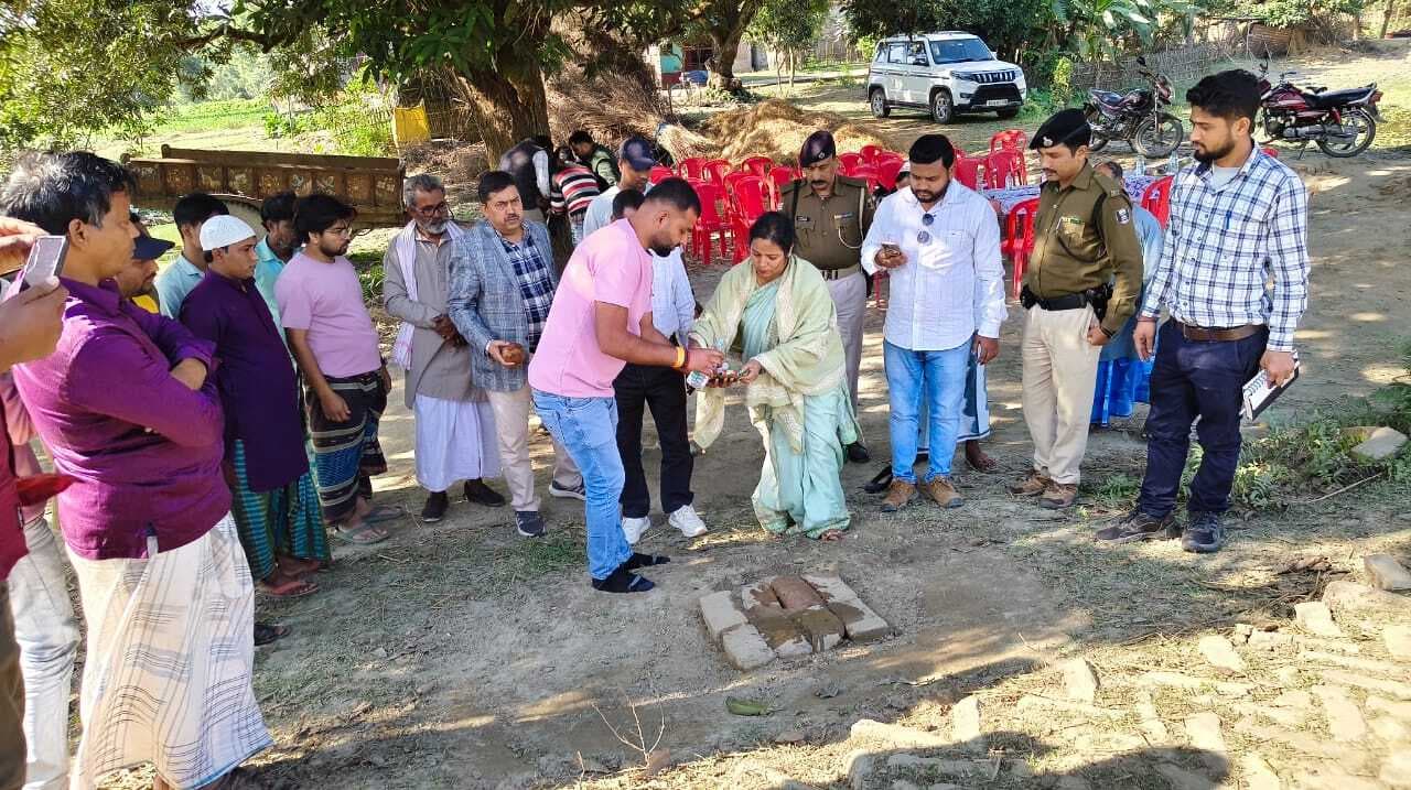 कोटा घाट मस्जिद से देशिया टोली तक सड़क निर्माण शुरू