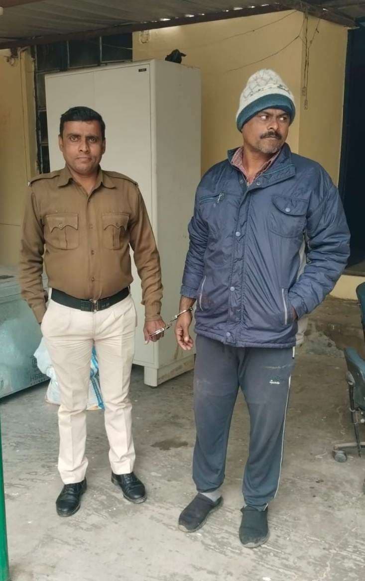 गांजा बरामदगी के मामले में फरार आरोपित गिरफ्तार