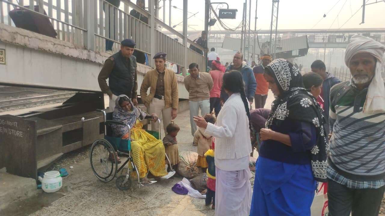 गया जंक्शन के प्लेटफॉर्म पर एक महिला ने बच्ची को दिया जन्म