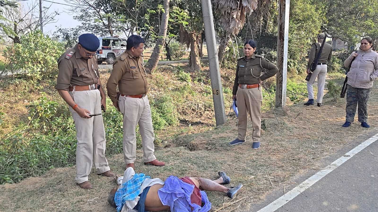 धोबई पंचायत से अज्ञात व्यक्ति का शव बरामद