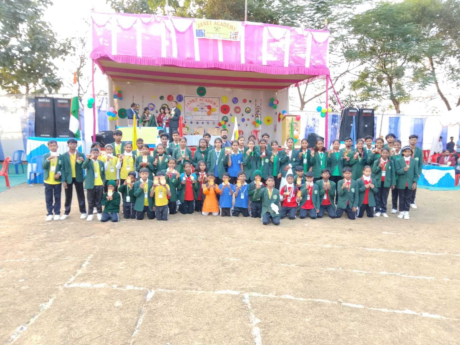 जैनेट एकेडमी में वार्षिक खेलकूद दिवस समारोह आयोजित