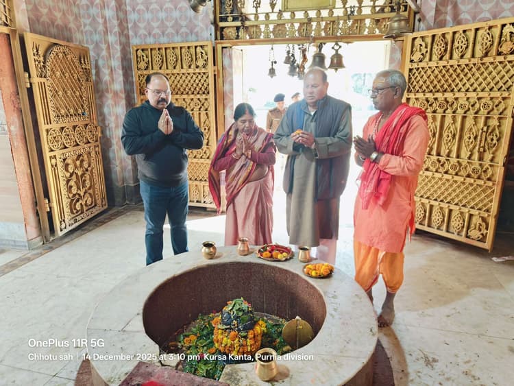 एसपी ने की सुंदरनाथ धाम में पूजा-अर्चना