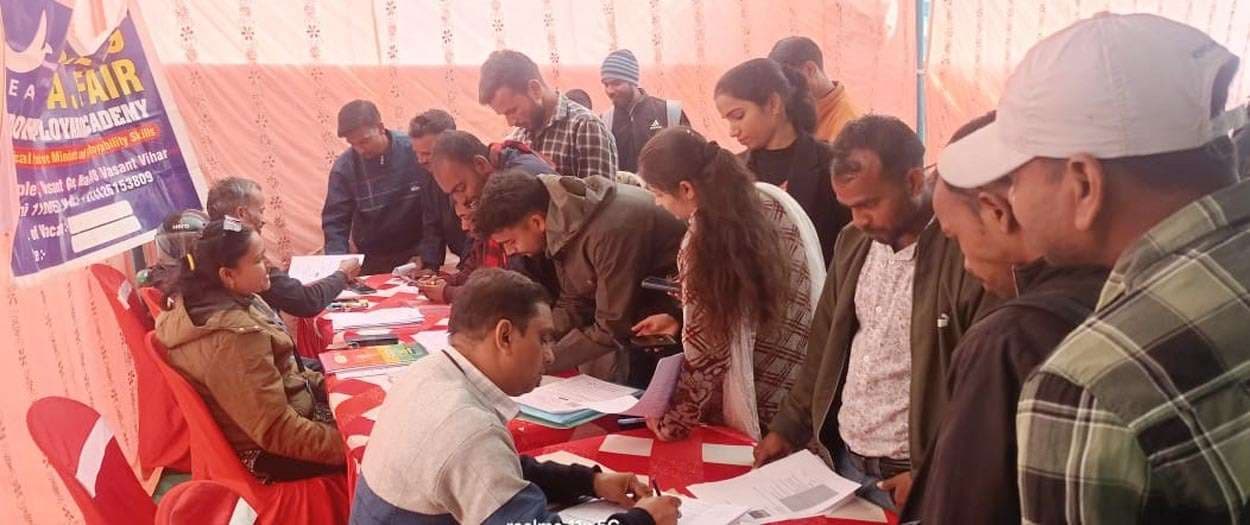 भर्ती कैंप में 17 युवक-युवतियों को मिला रोजगार, 38 शॉर्ट लिस्टेड