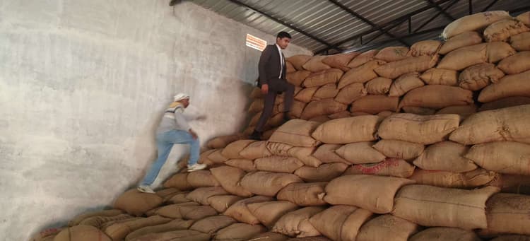 डीडीसी ने डड़वा पैक्स गोदाम का किया औचक निरीक्षण