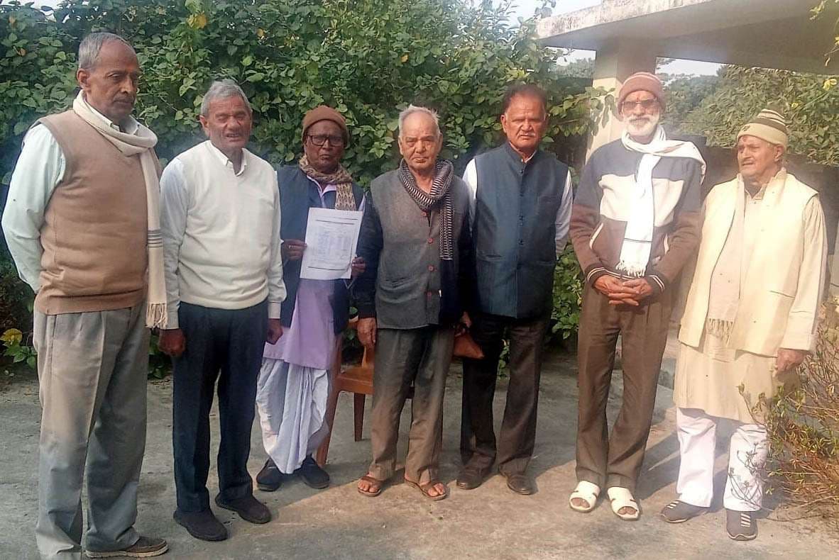 बड़हिया पेंशनर समाज के रामविलास सिंह बने सभापति