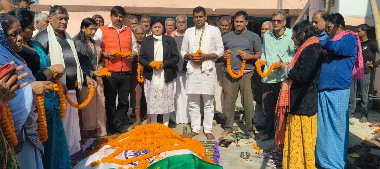 नहीं रहे स्वतंत्रता सेनानी जयवीर झा, जिले में शोक की लहर