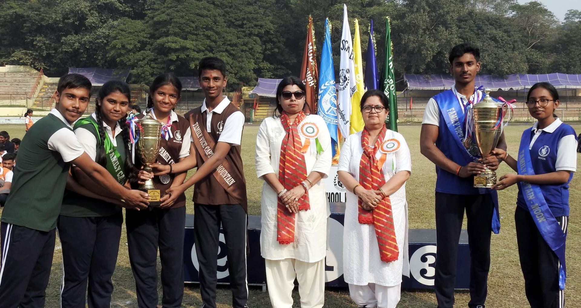 Annual Sports day of Sdsm Schoo of Excellence : मून फैमिली बना ओवरऑल चैंपियन