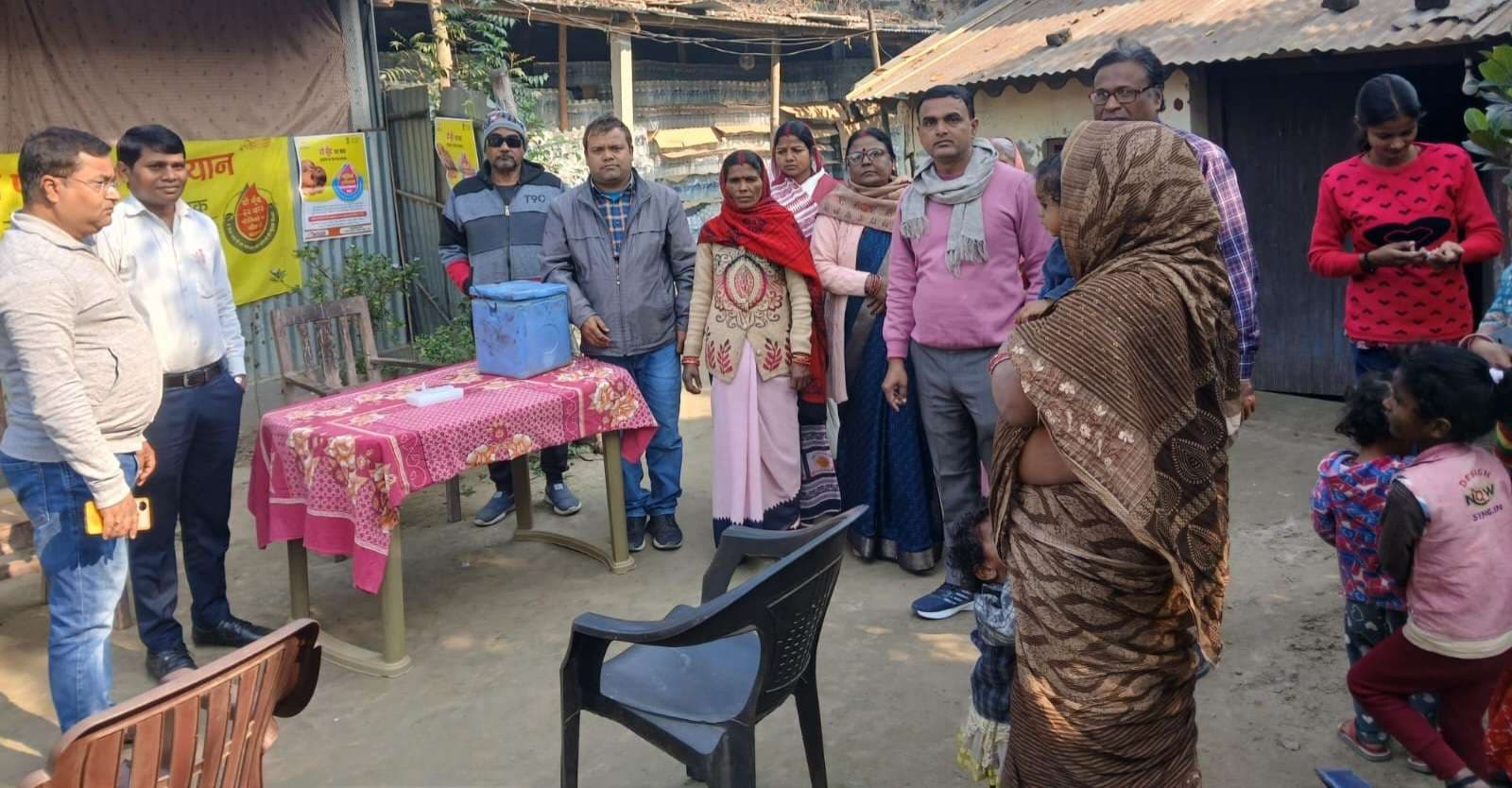 छातापुर में 55 हजार बच्चों को पोलियो खुराक पिलाने का लक्ष्य