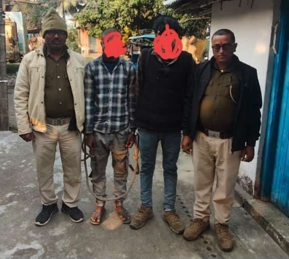 गांजा, स्मैक व कट्टा के साथ दो युवक गिरफ्तार