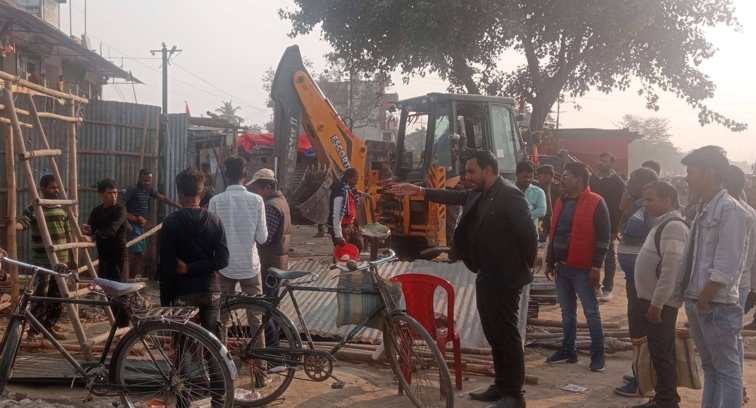 हरदा बाजार में फिर अतिक्रमण पर सख्ती, सीओ ने काटा चालान