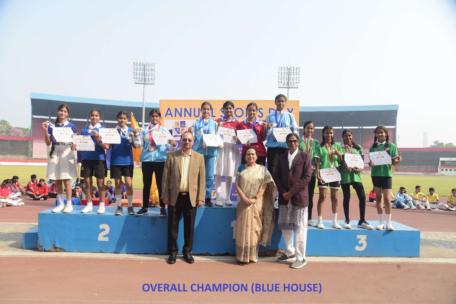 Dyanand Public School Annual Sports Day : दयानंद पब्लिक स्कूल के खेल महोत्सव में 1500 बच्चों ने दिखाया दम