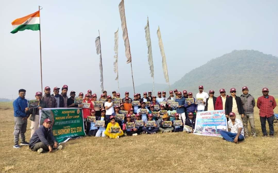 फिजिकल सर्वे कैंप कर लौटे सिल्ली कॉलेज के विद्यार्थी