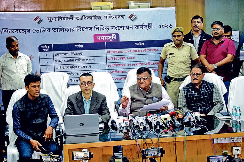 एसआइआर : मसौदा मतदाता सूची प्रकाशित, 58,20,899 नाम हटाये गये