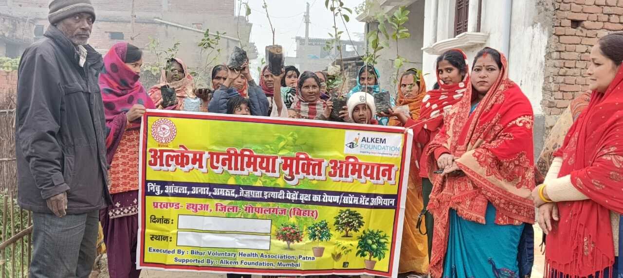 कुसौंधी के राममनार में चलाया गया एनीमिया मुक्ति अभियान