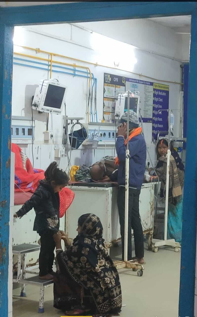 बढ़ते ठंड में सदर अस्पताल में सांस के मरीजों की संख्या में हुआ है इजाफा