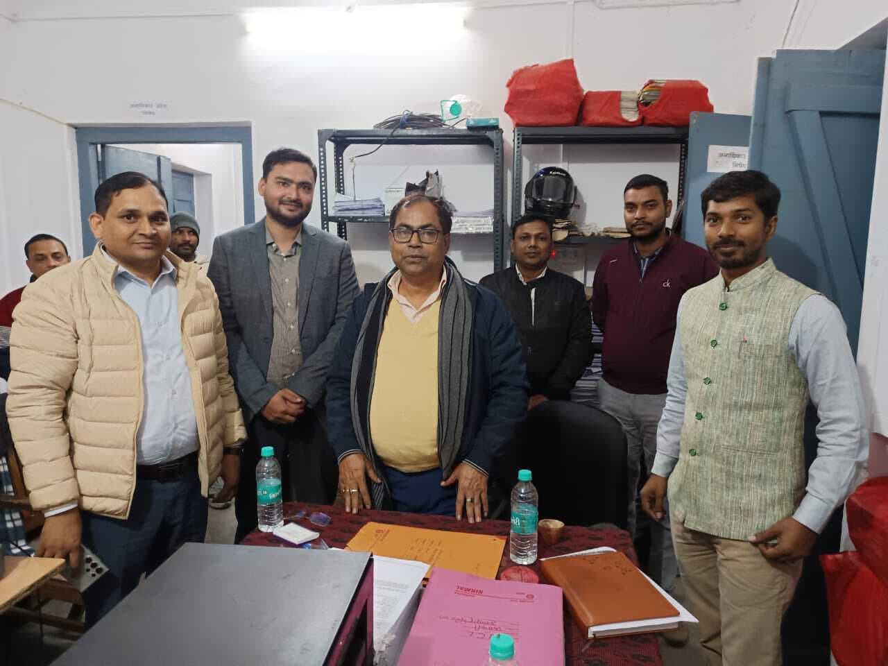 अधिकारियों ने आरटीपीएस कार्यालय का किया निरीक्षण, दिये निर्देश