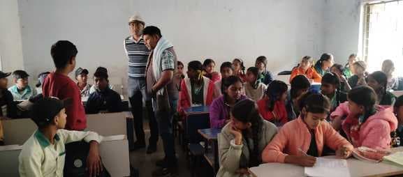 बीडीओ ने किया आंगनबाड़ी केंद्र का औचक निरीक्षण