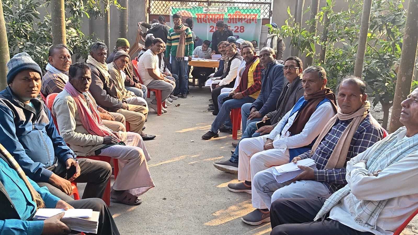 बेलदौर विस में जदयू ने चलाया प्रारंभिक सदस्यता अभियान