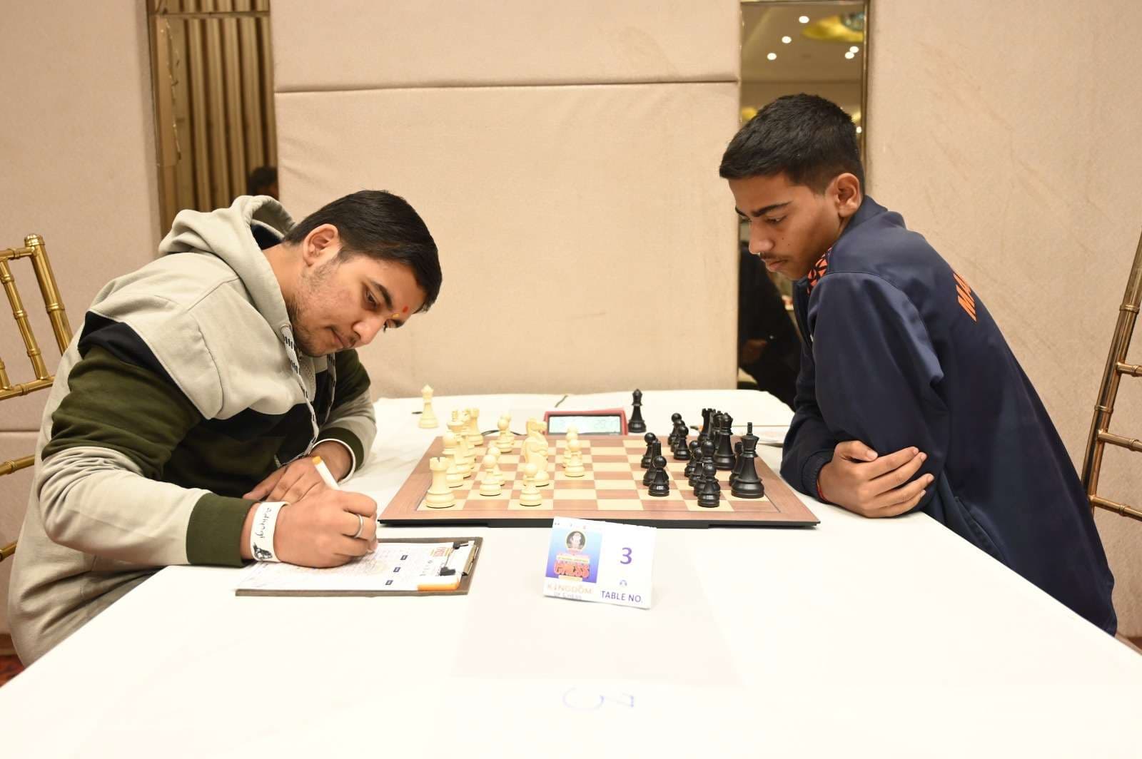 Junior national and under 19 girls national chess tournament : इथन वॉज व मयंक का मुकाबला ड्रॉ