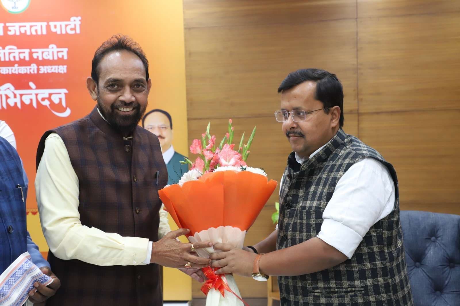 Jamshedpur News : सांसद विद्युत महतो ने भाजपा के राष्ट्रीय कार्यकारी अध्यक्ष से की मुलाकात