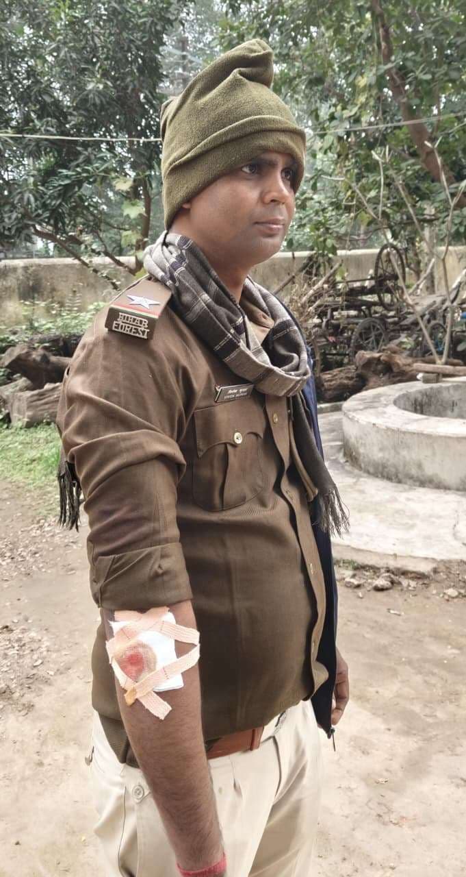 लकड़ी माफियाओं के हमले में चार वनरक्षी घायल, छह लोडेड टमटम जब्त