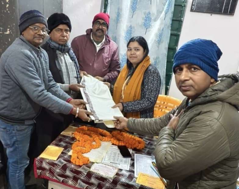 नयी प्रखंड शिक्षा पदाधिकारी का शिक्षकों ने किया स्वागत