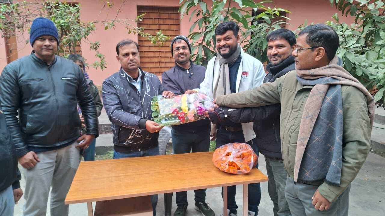 नवनियुक्त बीईओ का शिक्षकों ने किया स्वागत