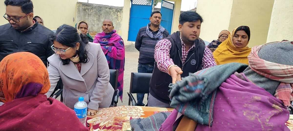 कार्यक्रम में सरकारी योजनाओं के बारे में दी गयी जानकारी