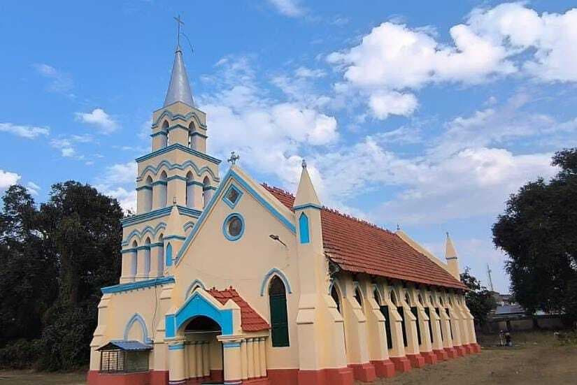 1872 ईस्वीं में अंग्रेजों ने बनवाया यूरोपियन शैली का संत कोलंबस गिरजाघर