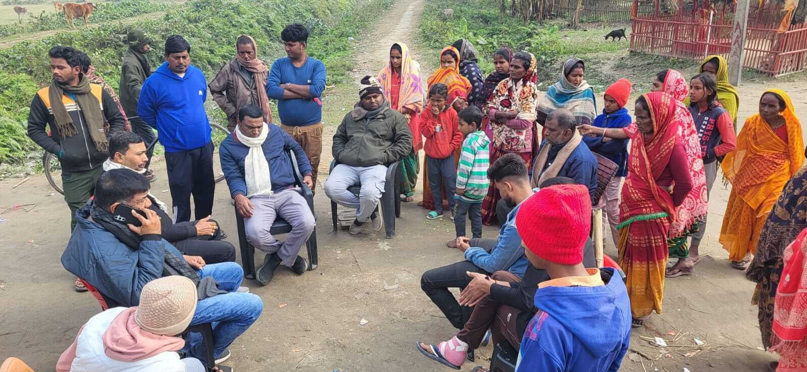 गेड़ाबाड़ी बाजार नहर छठ घाट विवाद सुलझा
