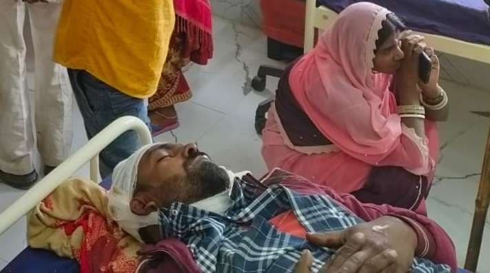 बाइक- साइकिल के बीच टक्कर, दो घायल