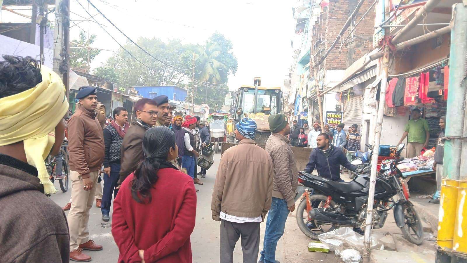 Bhagalpur news शहर में चला सघन अतिक्रमण हटाओ अभियान